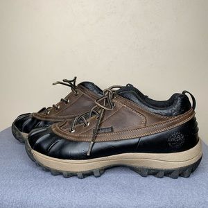 men's canard mid waterproof leather boots